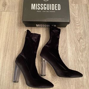 Black ankle booties